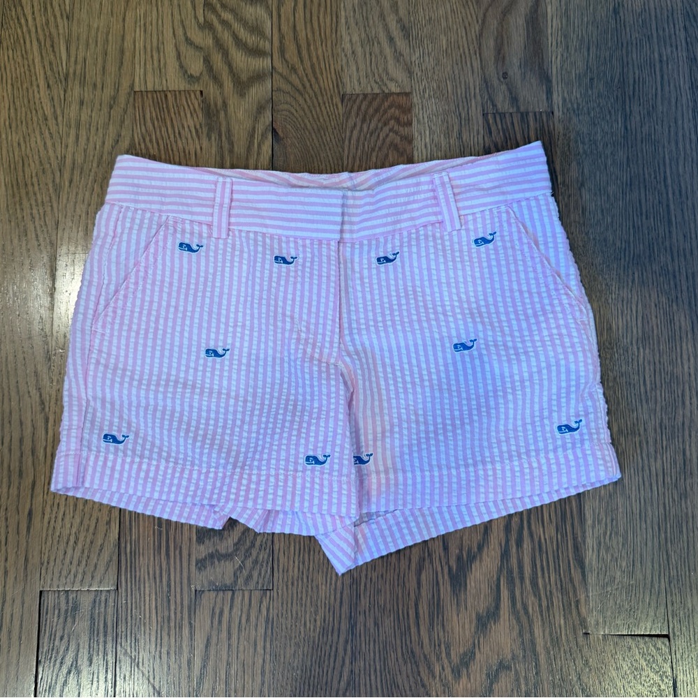 Girls 12: Vineyard Vines Seersucker Shorts
